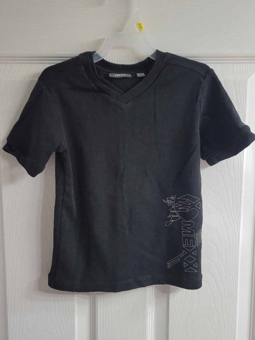 #881 FREE W PURCHASE Black Mexx Short Sleeve Shirt sz 5 - 6